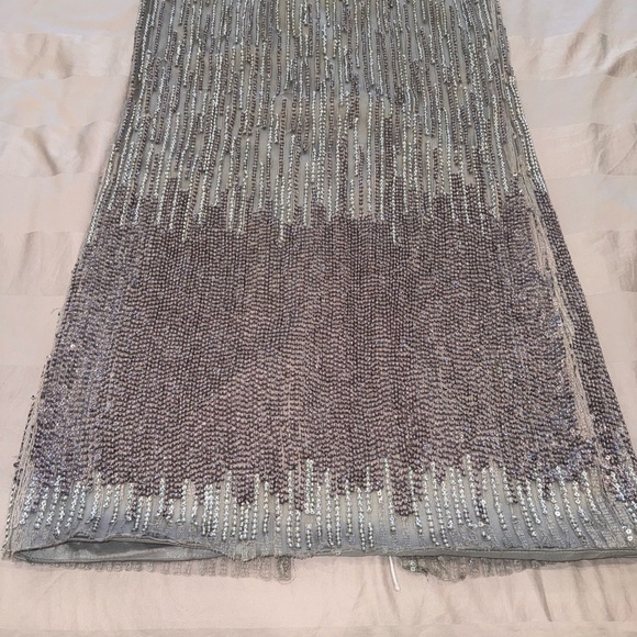 Silver Sequin Gown - Picture 5 of 17